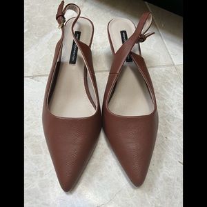 French Connection slingback kitten heels